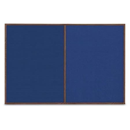 United Visual Products Slim Style Indoor Enclosed Radius Corkbo, UVRDS23SB-SATIN-APRICOT UVRDS23SB-SATIN-APRICOT